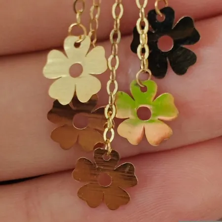 گوشواره طلا 18 عیار زنانه طلای مستجابی کد 670159