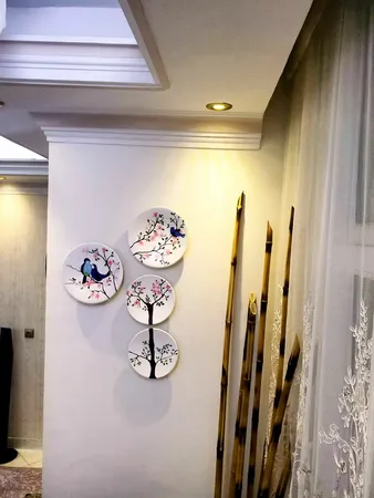 بشقاب سفالی کد D4-A مجموعه چهار عددی