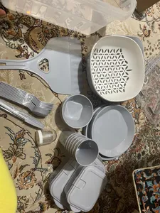 تجریه خرید سبد پیک نیک 55 پارچه ونوس پلاستیک مدل N117