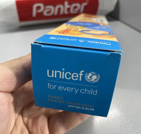 رنگ انگشتی  پنتر یونیسف مدل Findex Slim بسته 6 عددی