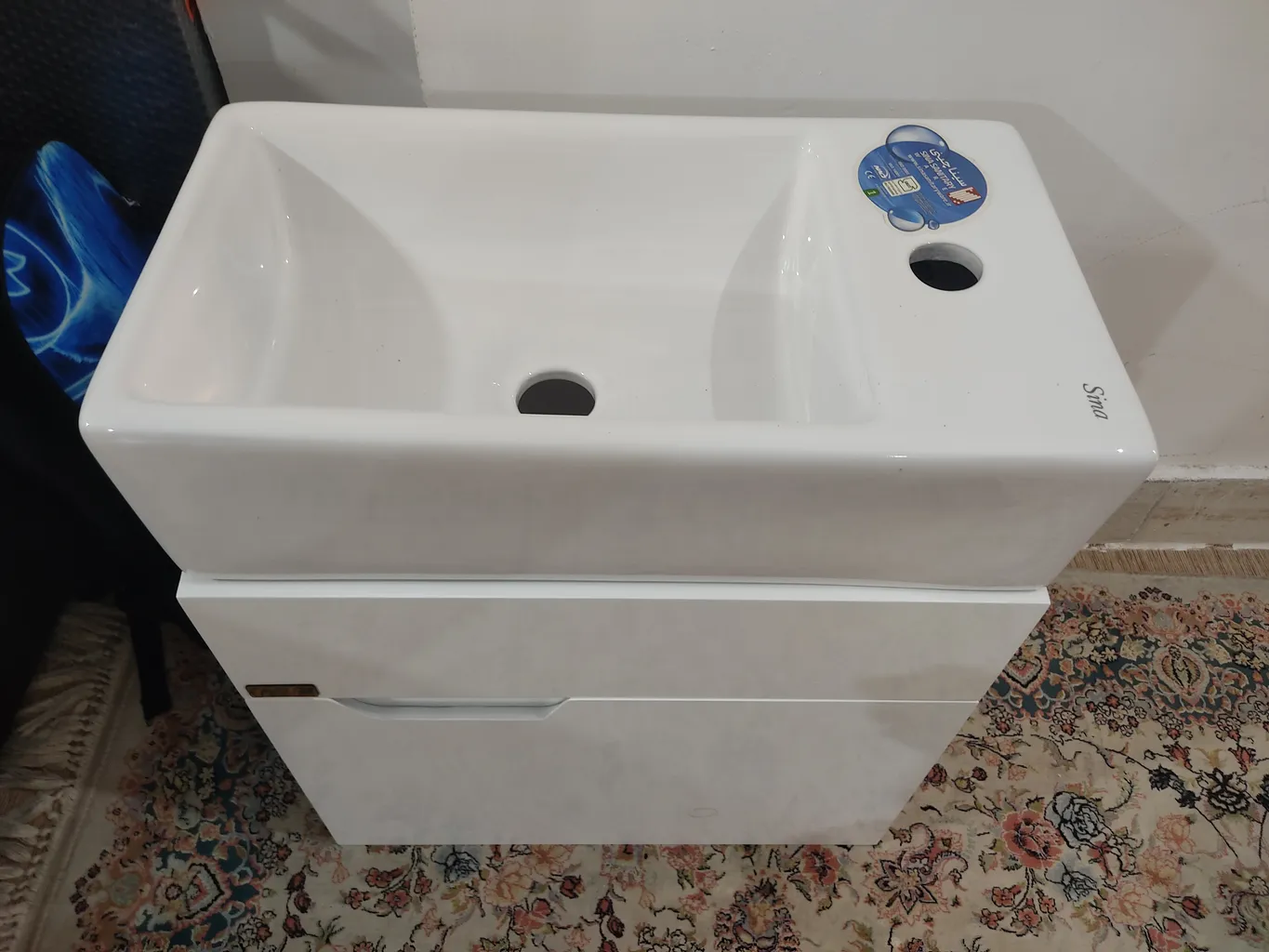 روشویی آزالیا مدل Andreh03 به همراه آینه