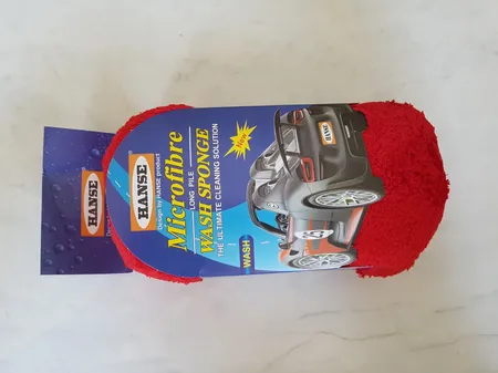 اسفنج شستشوی خودرو هانسه طرح مخملی مدل نانو
