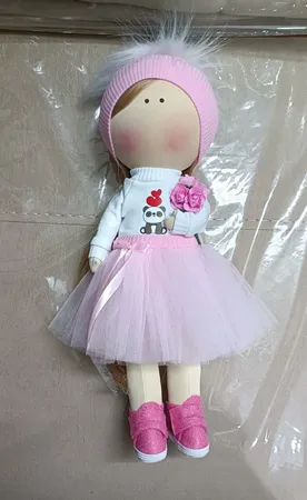 عروسک روسی طرح دختر خرگوشی کد ۰۰۰۳۸ ارتفاع ۳۸ سانتی متر