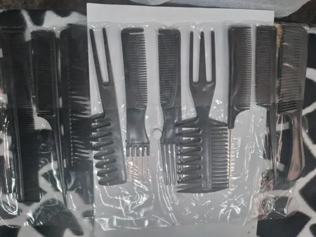 شانه مو مدل 001 مجموعه 10 عددی