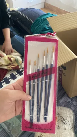 قلم مو گرد مدل Xin Bowen مجموعه 6 عددی