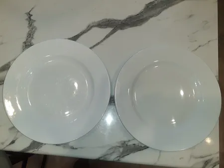 بشقاب غذاخوری چینی زرین ایران مدل ایتالیا اف بسته 6 عددی