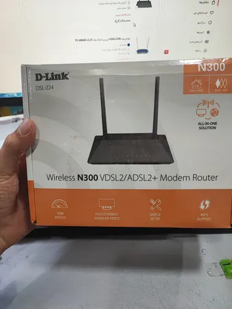 مودم روتر بی سیم ADSL2 Plus و VDSL2 دی لینک مدل DSL-224 NEW
