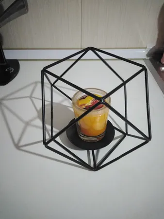 شمعدان طرح مکعب کد 116