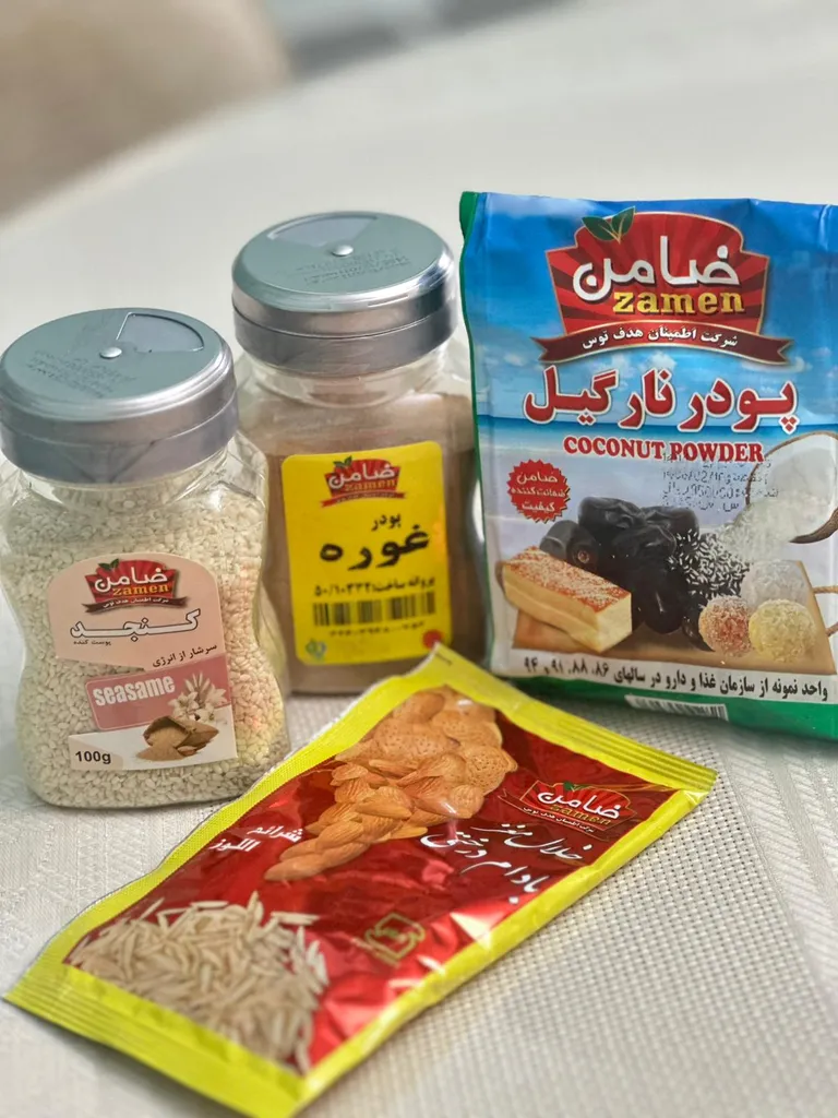 كنجد پوست كنده ضامن - 100 گرم