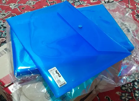 پوشه دکمه دار پاپکو مدل A4-105M بسته 10 عددی