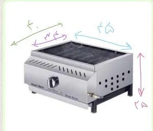 تجریه خرید کباب پز آتش مهر مدل گازی استیل 45