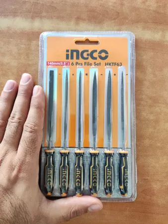 سوهان مینیاتوری اینکو مدل HKTF-63 مجموعه 6 عددی