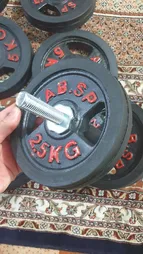 دمبل مدل A2 وزن 20 کیلوگرمی بسته 2 عددی