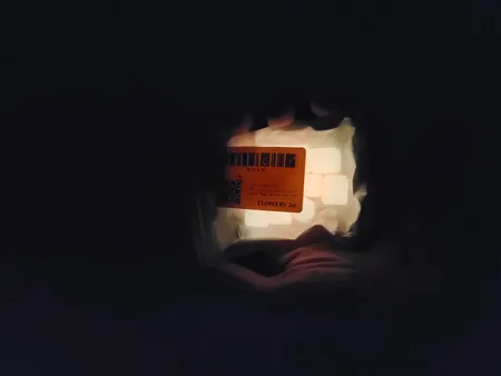 چراغ سر والف لاستیک مدل بدون باتری BE1101-3 بسته 10 عددی