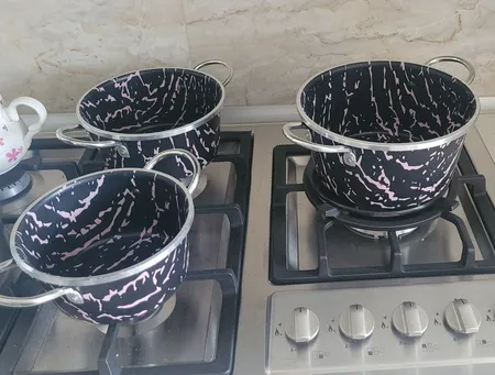 سرویس قابلمه گرانیتی ۶ پارچه مدل ۳۹۳۱