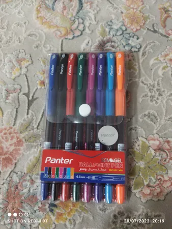 خودکار 8 رنگ پنتر مدل Semi Gel کد SGP102