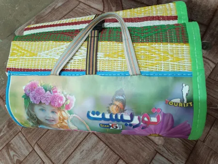 زیرانداز سفری 6 متری مدل حصیری