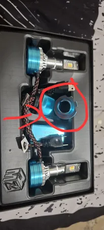 هدلایت ام زد ام مدل  D300_H7 دو رنگ بسته 2 عددی