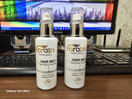 شیر مو فاربن مدل پروتئین حجم 100 میلی لیتر