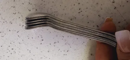 قاشق چای خوری مدل برگ کد 00601 مجموعه 6 عددی