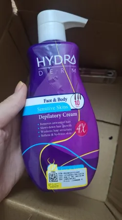 کرم موبر صورت و بدن هیدرودرم مدل Depilatory مناسب پوست های حساس حجم 330 میلی لیتر