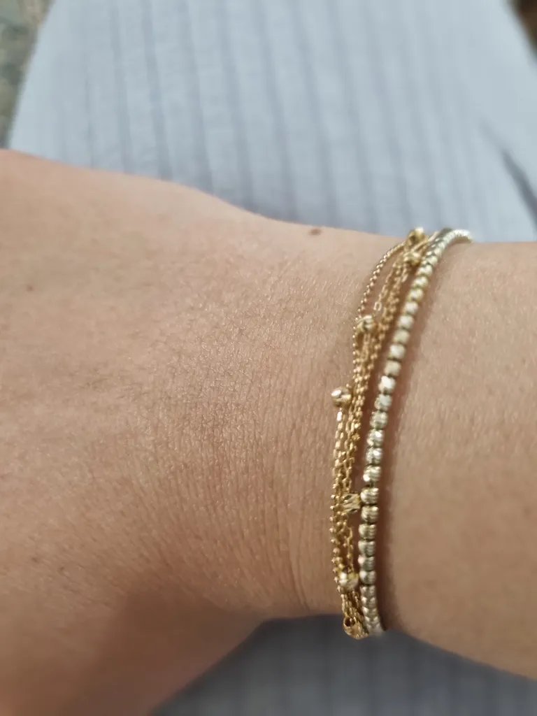 دستبند طلا عیار 18 زنانه گالری شیدا مجد مدل پنی و البرنارد