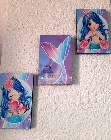 تابلو اتاق کودک آرت سون مدل K014 مجموعه 3 عددی