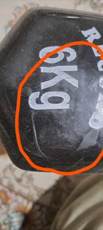 دمبل ایروبیک رکورد کد 1621 وزن 6 کیلوگرم بسته 2 عددی