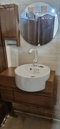 ست کابینت و روشویی آزالیا مدل Milana 17 به همراه آینه و باکس