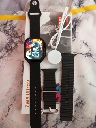 ساعت هوشمند اولترا زدپلاس مدل ZW9 ULTRA2 45mm به همراه 2 عدد بند