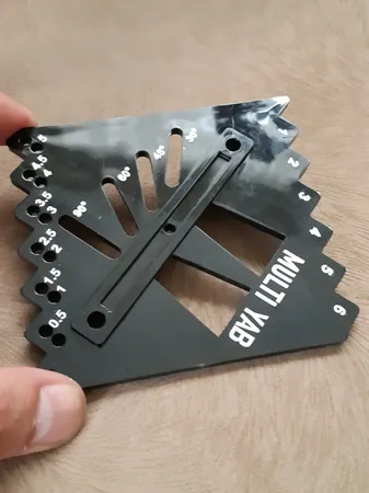 شابلون میانه یاب مدل No1