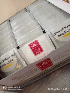 تجریه خرید چای کیسه ای عطری خانواده چای دبش بسته 100 عددی