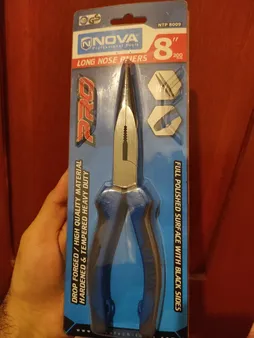 انبر دم باریک نووا مدل NTP-8009 سایز 8 اینچ