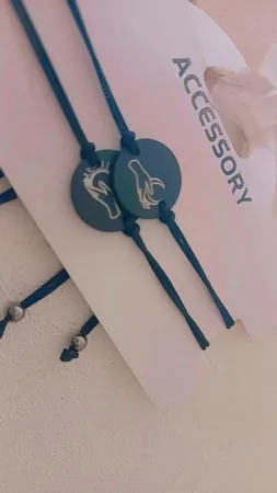 دستبند ست دوستی ماه و خورشید بسته دو عددی