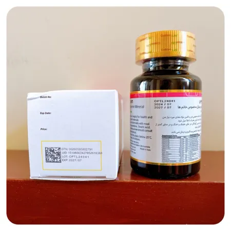 قرص مولتی ویتامین مینرال اپتی ومن گلدن لایف بسته 60 عددی