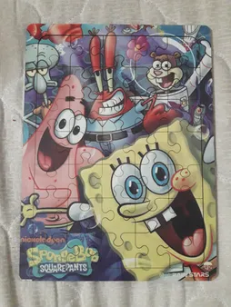 پازل 35 تکه رین استار مدل چوبی باب اسفنجی