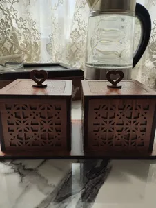 تجریه خرید قندان مدل یاس مجموعه سه عددی