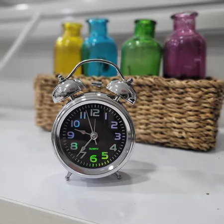 ساعت رو میزی کوارتز مدل Twin Bell