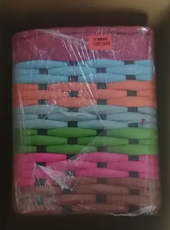 سبد رخت شایگان مدل بافت رنگی