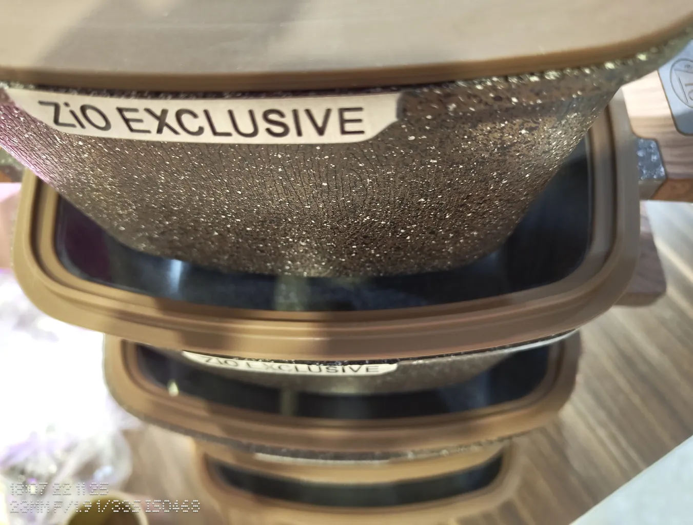 سرویس قابلمه و تابه گرانیتی 10 پارچه بازرگانی زیو مدل ZCS-8300/5S32 JUMBO SERIES