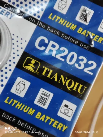 باتری سکه ای تیانکیو مدل CR2032 بسته 5 عددی