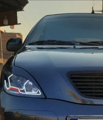 طلق چراغ جلو خودرو مدل فابریک مناسب برای تیبا بسته 2 عددی