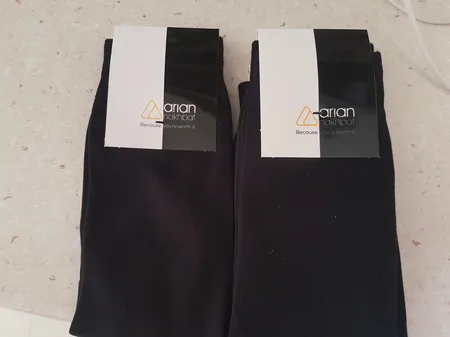 جوراب مردانه آریان نخ باف کد 53217 بسته 3 عددی