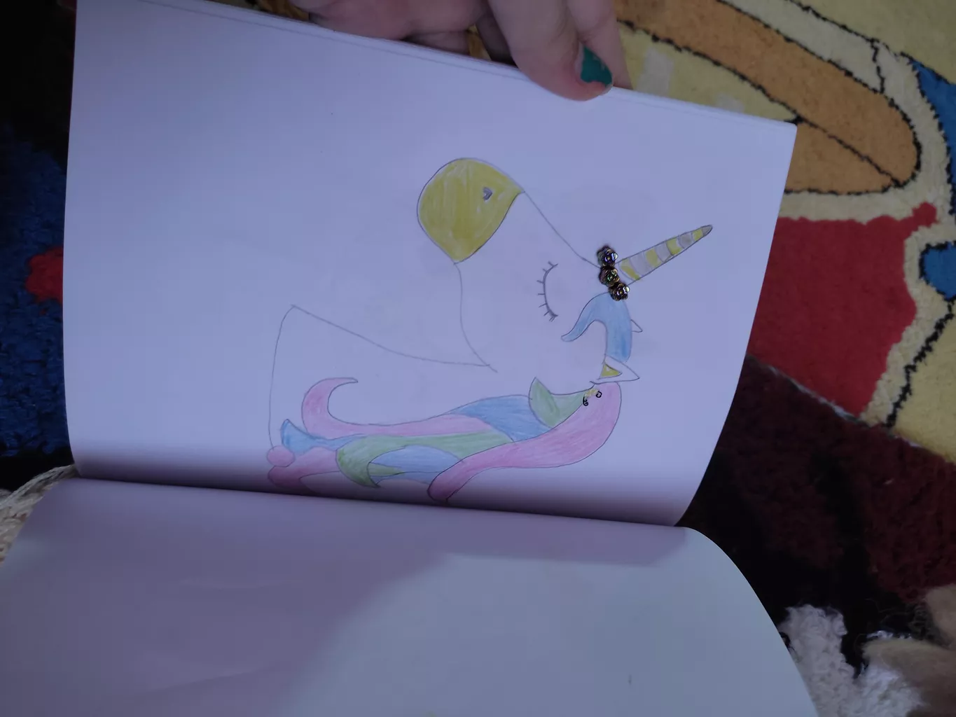 دفتر نقاشی ژوست طرح دختر نازنین مدل کژوال