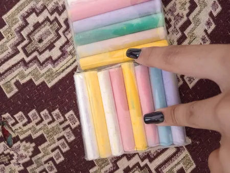 گچ رنگی مدل X8 بسته 8 عددی