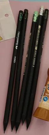 مداد مشکی فابر کاستل کد 20 بسته 6 عددی