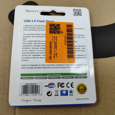 فلش مموری وریتی مدل V816 ظرفیت 32 گیگابایت