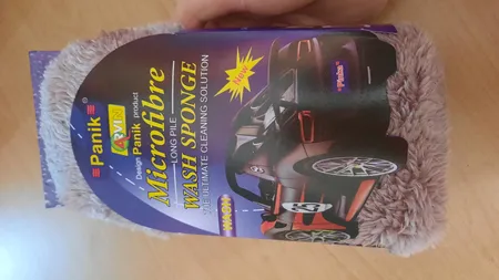 اسفنج شستشو خودرو پینکا طرح مخملی