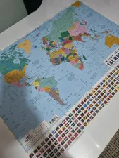 تجریه خرید نقشه سیاسی جهان انتشارات اندیشه کهن پرداز کد 2023