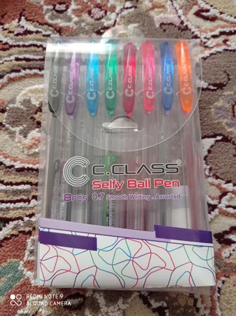 خودکار سی.کلاس مدل سلفی بال پن کد 3011 بسته 8 عددی